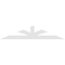 Ekena Millwork Richland Architectural Grade PVC Gable Bracket, 108"W x 22 1/2"H x 4"D x 6"F, 5/12 Pitch GBP108X23X0406RIC00 - alternate 2